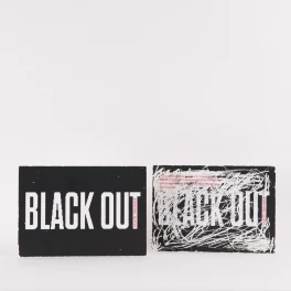 Black out, cartes postales grattables