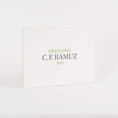 Fondation C. F. Ramuz | invitation 2014, recto